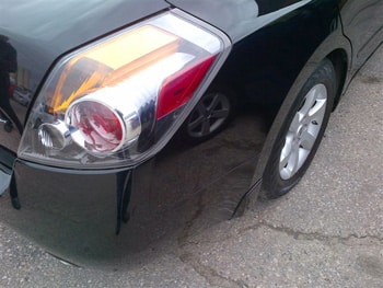 2010 Nissan Altima Transformation (Before) - POS Finish First Autobody - Collision Repair Centre