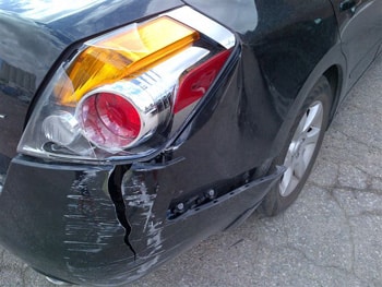2010 Nissan Altima Transformation (Before) - POS Finish First Autobody - Collision Repair Centre